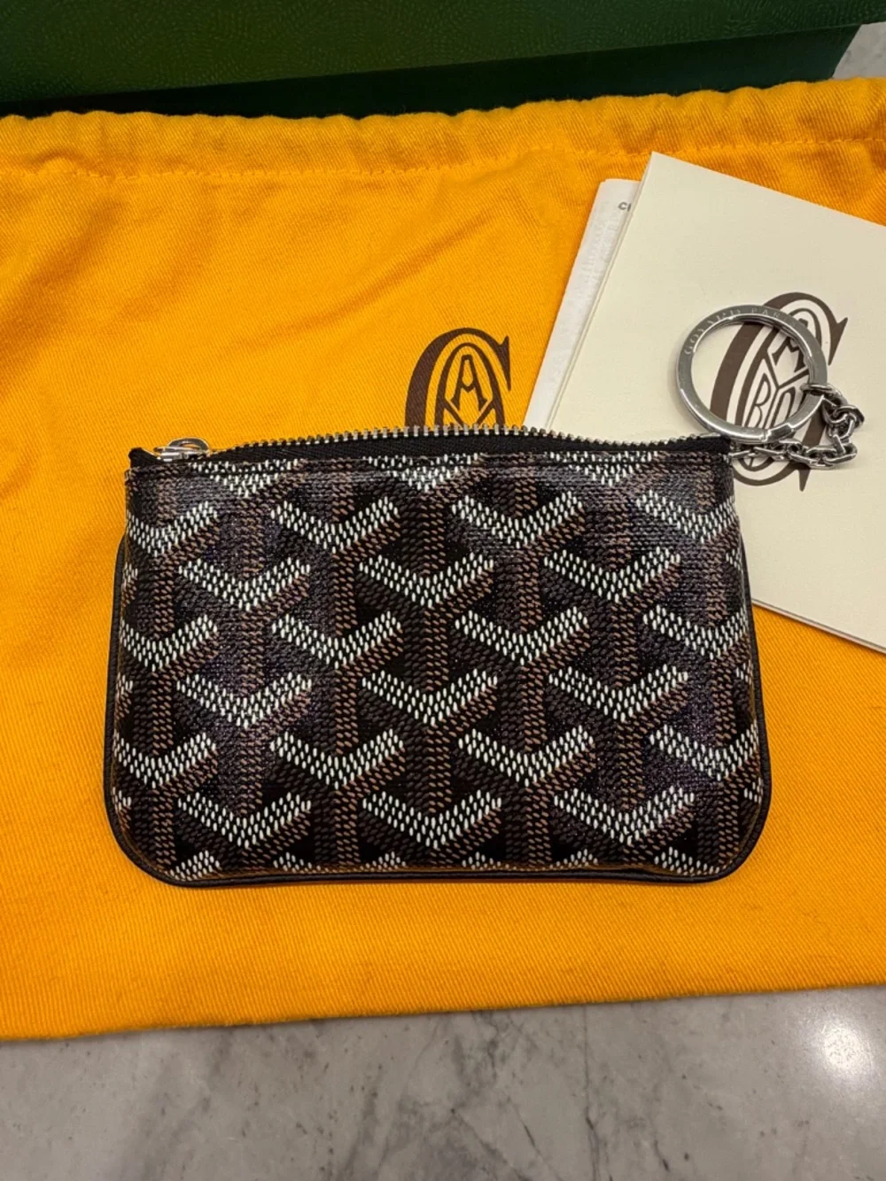 Goyard Nano Senat Key Pouch